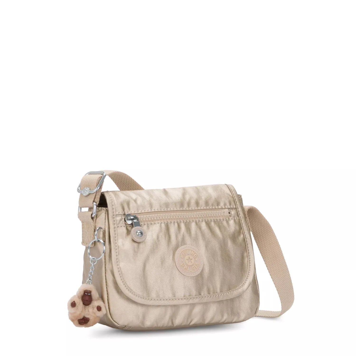 Kipling Sabian U schoudertasje klein starry gold met