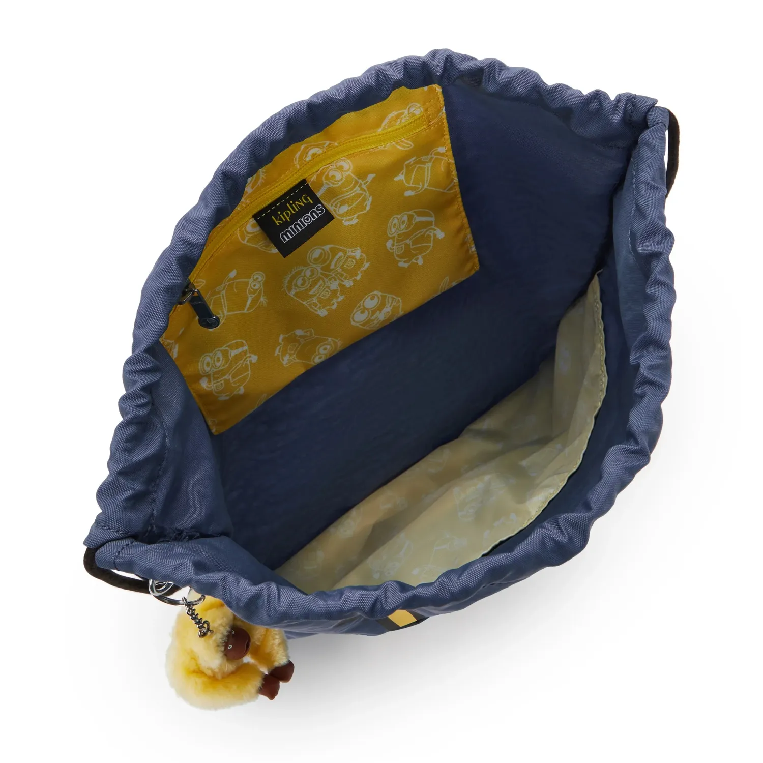 Kipling Supertaboo gymtas Dungaree Blue Medium Minions waterafstot.