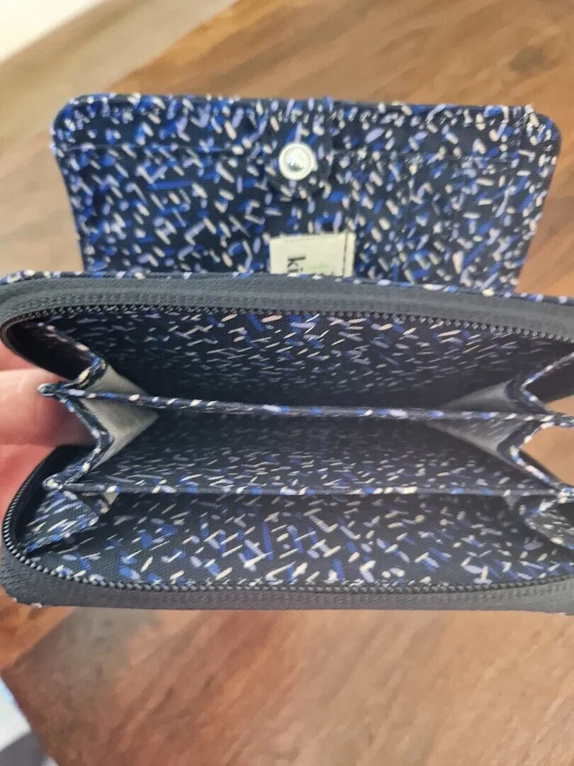 Kipling Money Love portemonnee medium blue bleu rfid