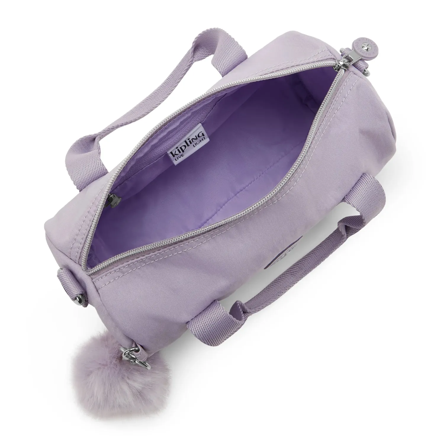 Kipling Linas crossbody Stylish Lilac klein met handvat