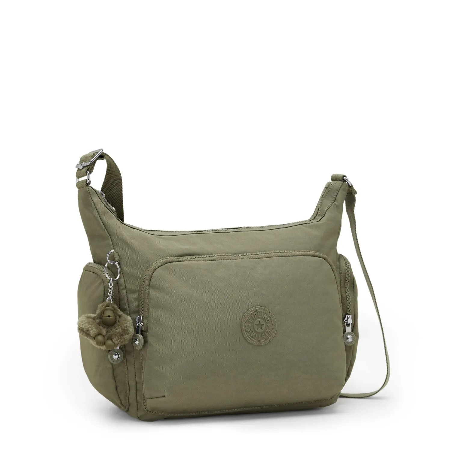 Kipling Gabb crossbodytas Groot Almost Sage lichtgewicht