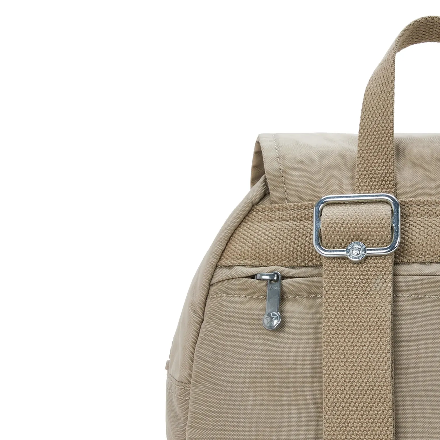 Kipling City Zip S rugzak Klein Soft Taupe lichtgewicht