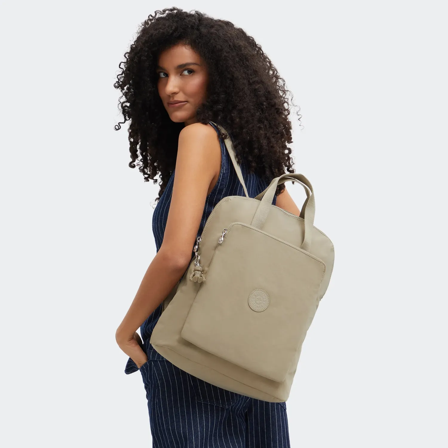Kipling Kazuki rugzak Medium Boho Tan 13 inch