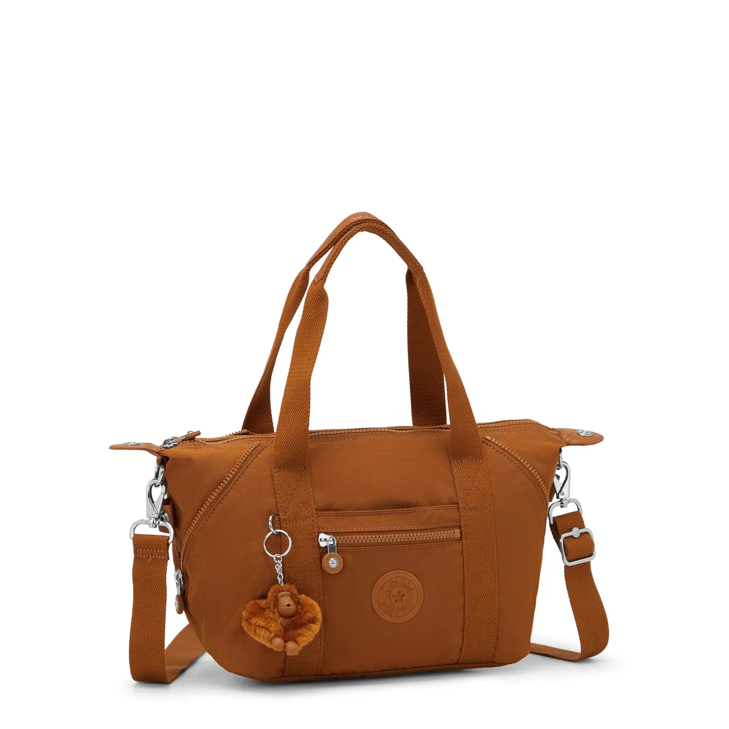 Kipling Art Mini schoudertasje Stylish Mokka klein licht