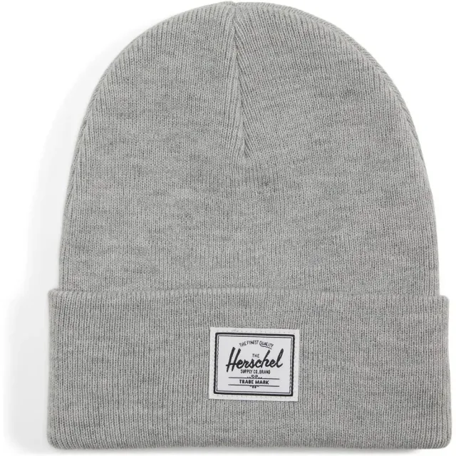 Herschel Elmer beanie kids Heather Light Grey kindermuts