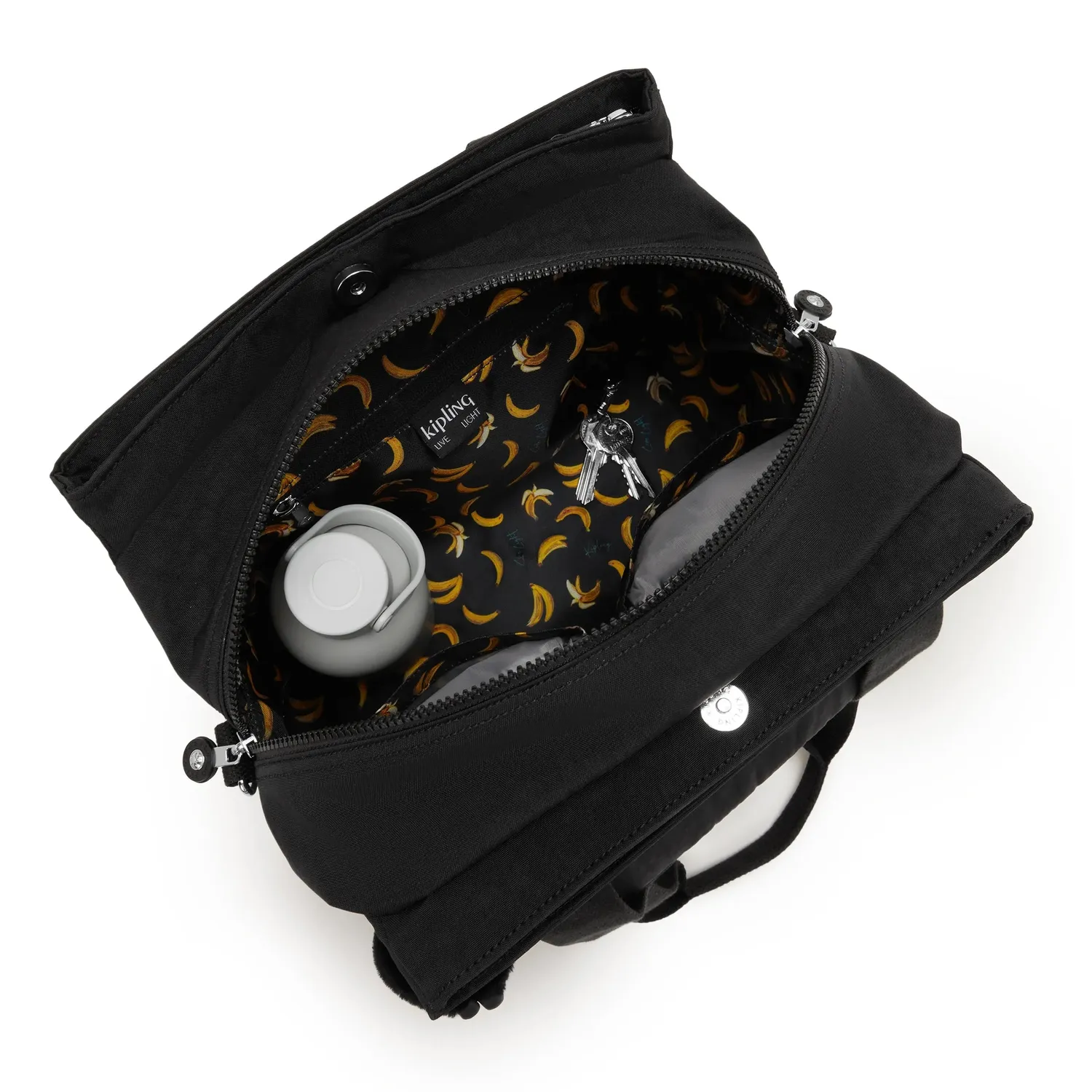 Kipling Nappisac babytas Tiny Black Noir Medium met matje