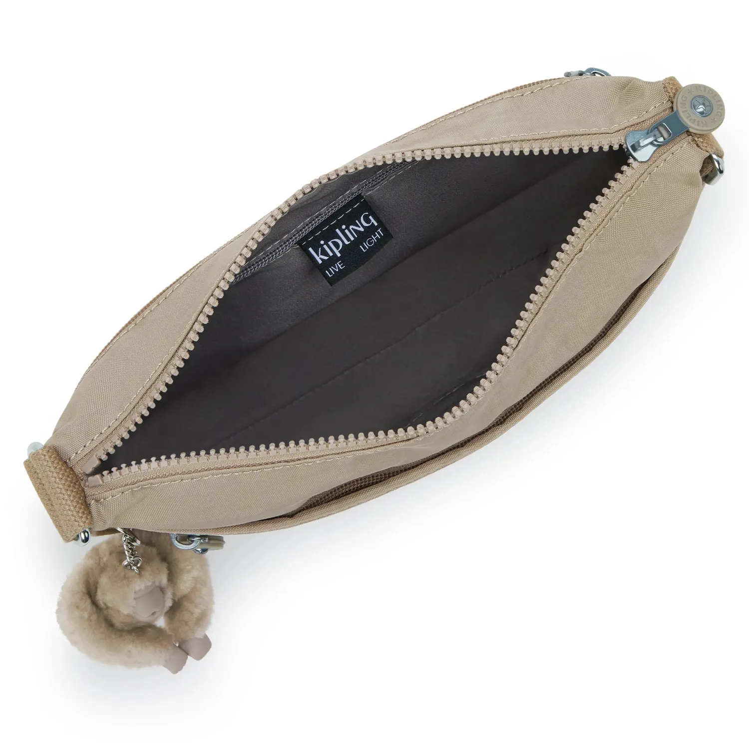 Kipling Arto schoudertas Medium Soft Taupe taupe