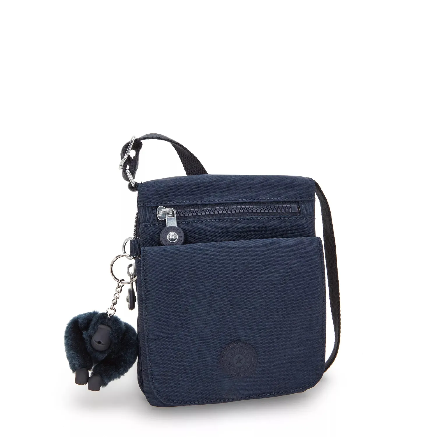 Kipling New Eldorado crossbody tas Blue Bleu 2 klein licht