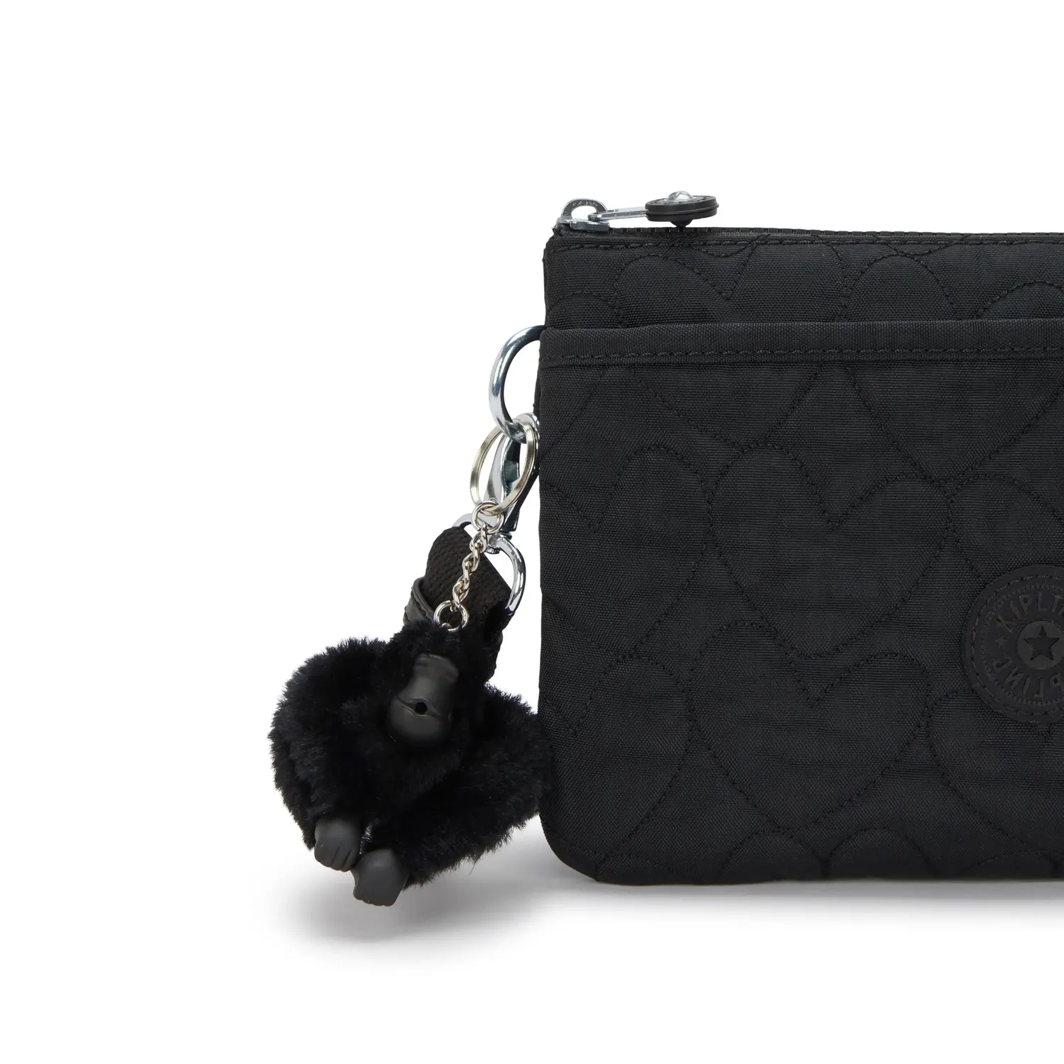 Kipling Riri crossbodytas Klein Many Hearts Black hartjes