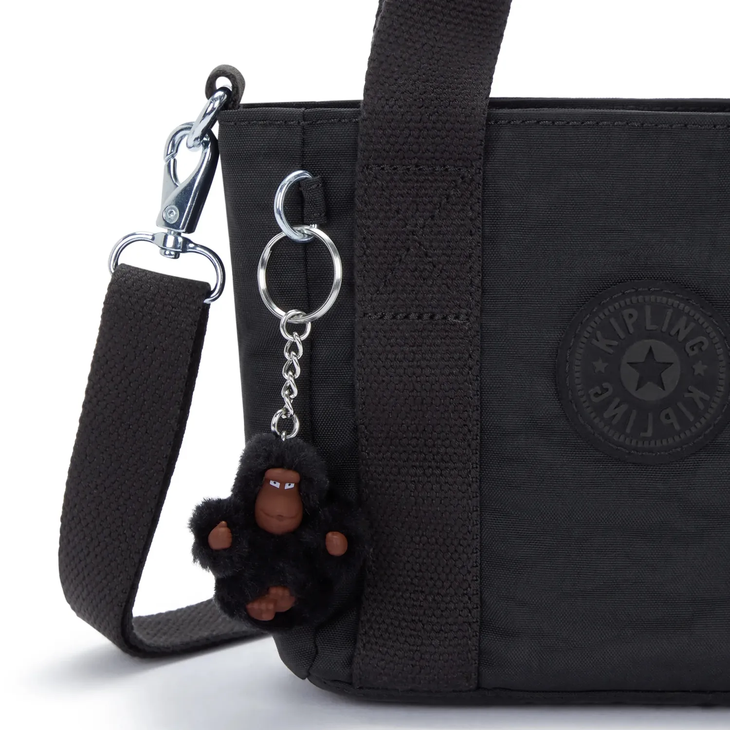 Kipling Jayla Mini crossbody Black Tonal Klein met riem