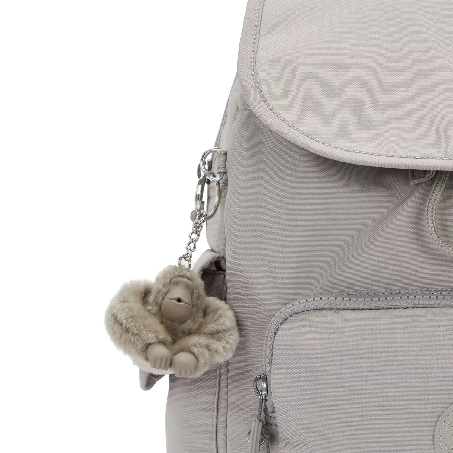 Kipling City Pack S rugzak Grey Gris klein waterafstotend