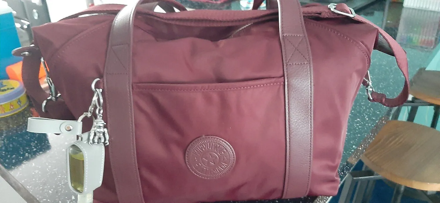 Kipling Art handtas medium Blue Bleu 2 verstelbaar