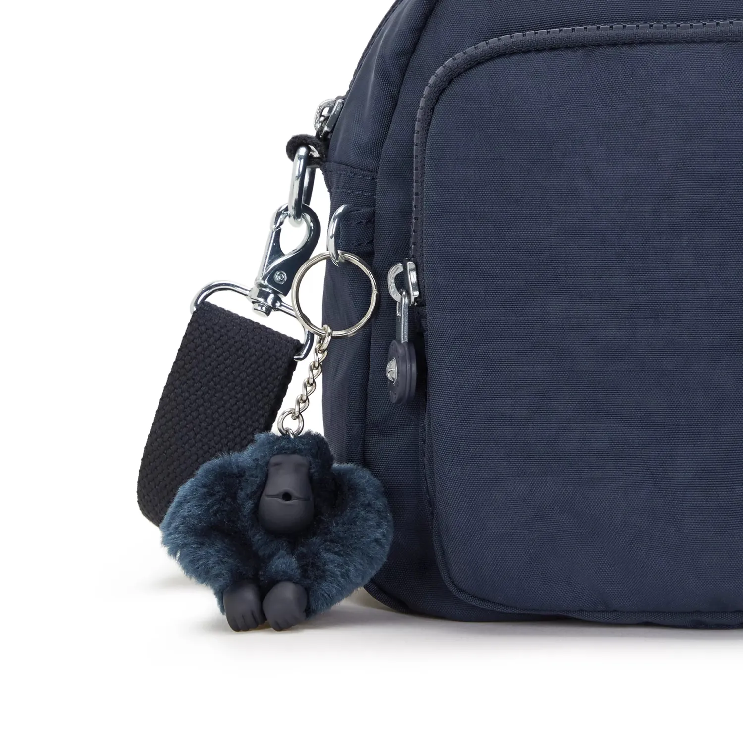 Kipling Cool Defea schoudertas Medium Blue Bleu 2 rond