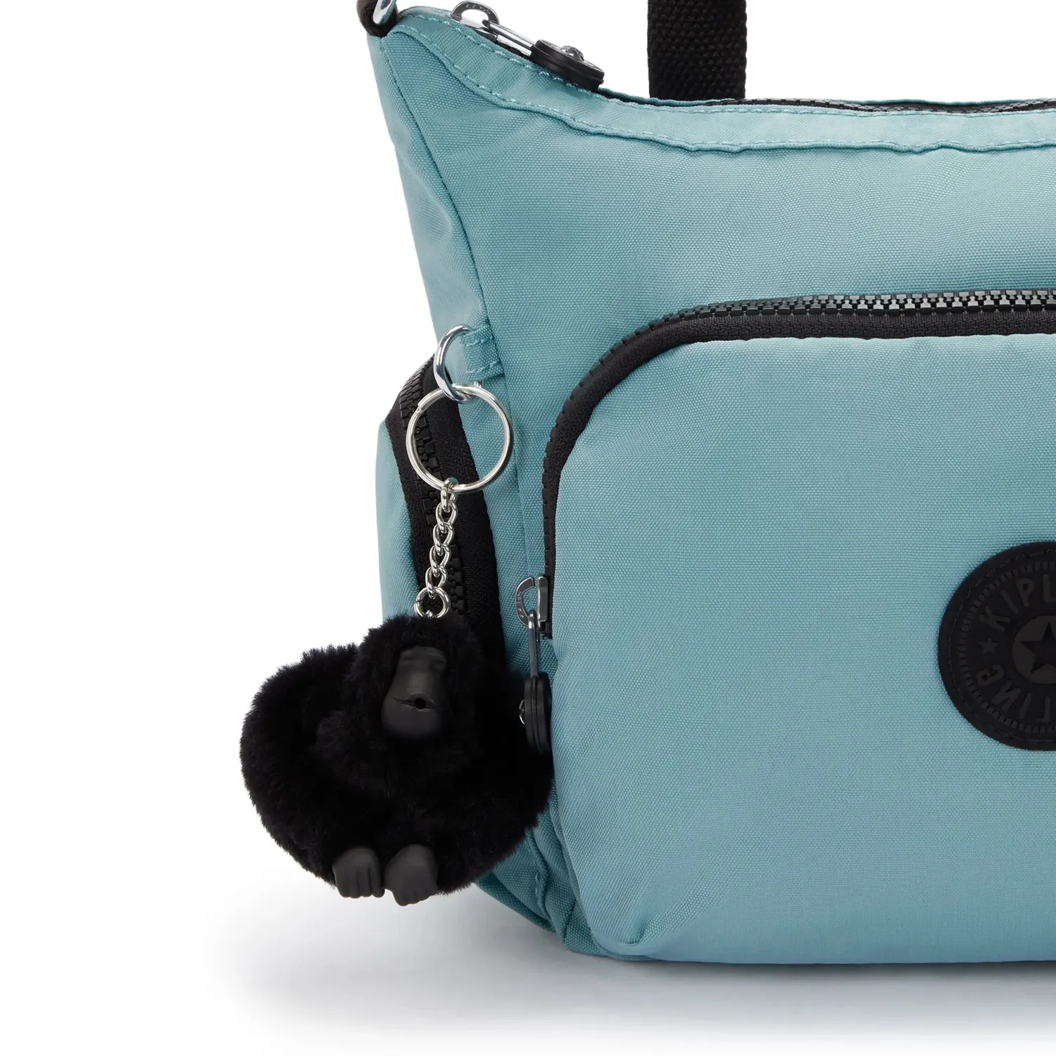 Kipling Gabb S crossbodytas Medium Muted Sage met sleutelkoord