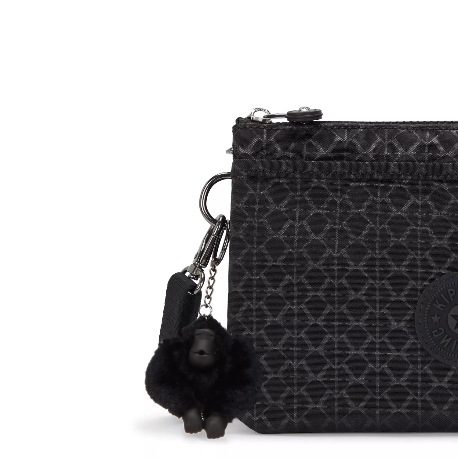 Kipling Riri crossbodytas klein Signature Emb geborduurd