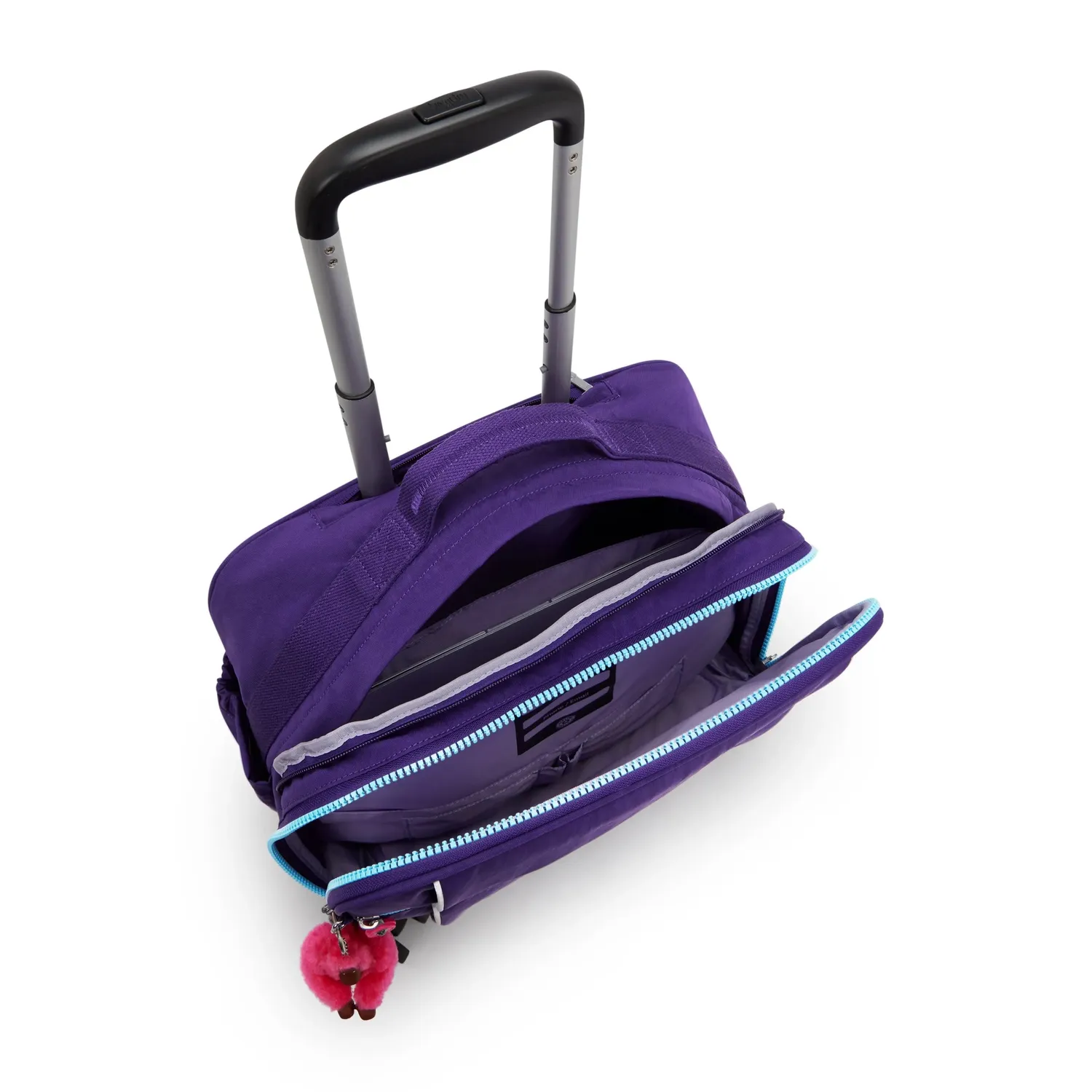 Kipling New Storia trolley VIP Purple Groot met laptopvak