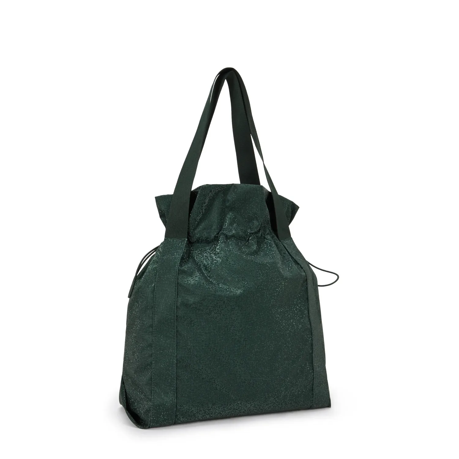 Kipling Elmar schoudertas Medium Shiny Pixel Green A4