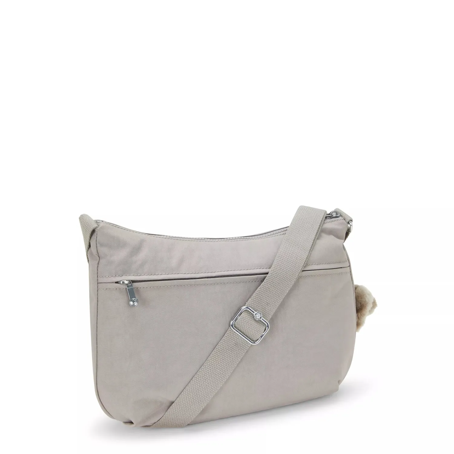 Kipling Izellah schoudertas Grey Gris Medium waterafstotend