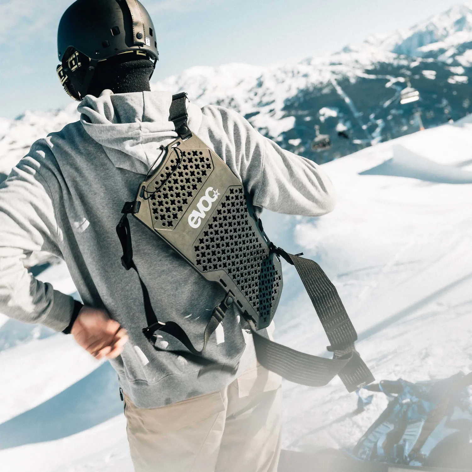Evoc Torso Protector Back rugprotector zwart