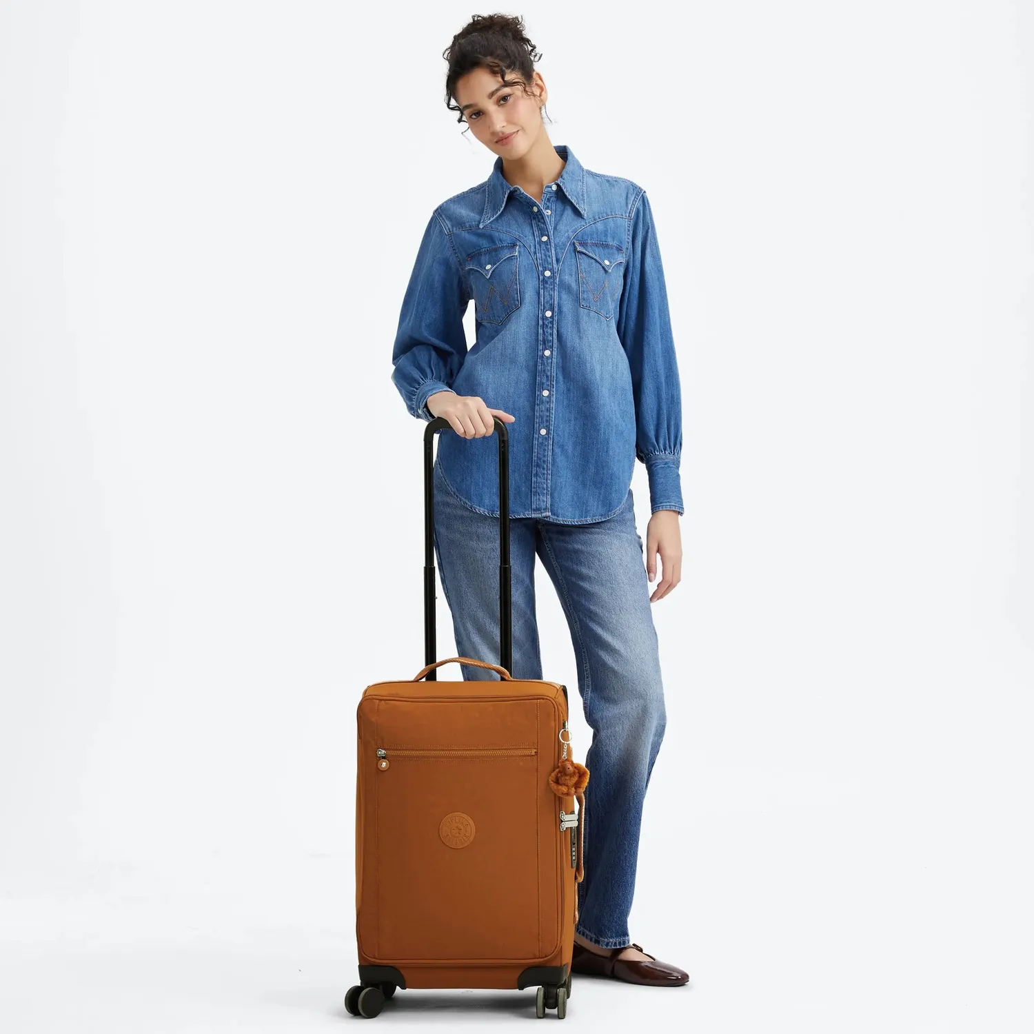 Kipling Jet S koffer klein Stylish Mokka handbagage