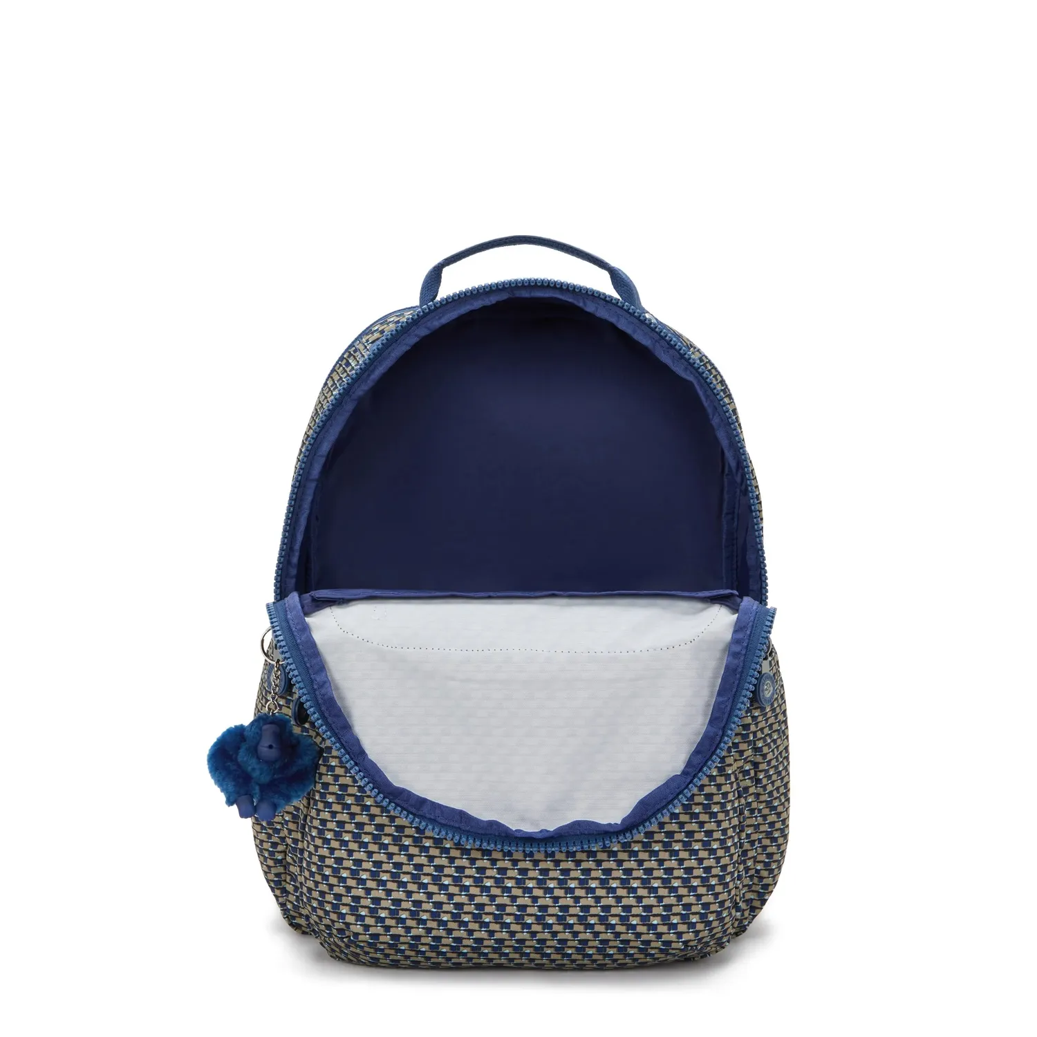 Kipling Seoul Lap rugzak Blue on Wire Groot 15 inch laptop