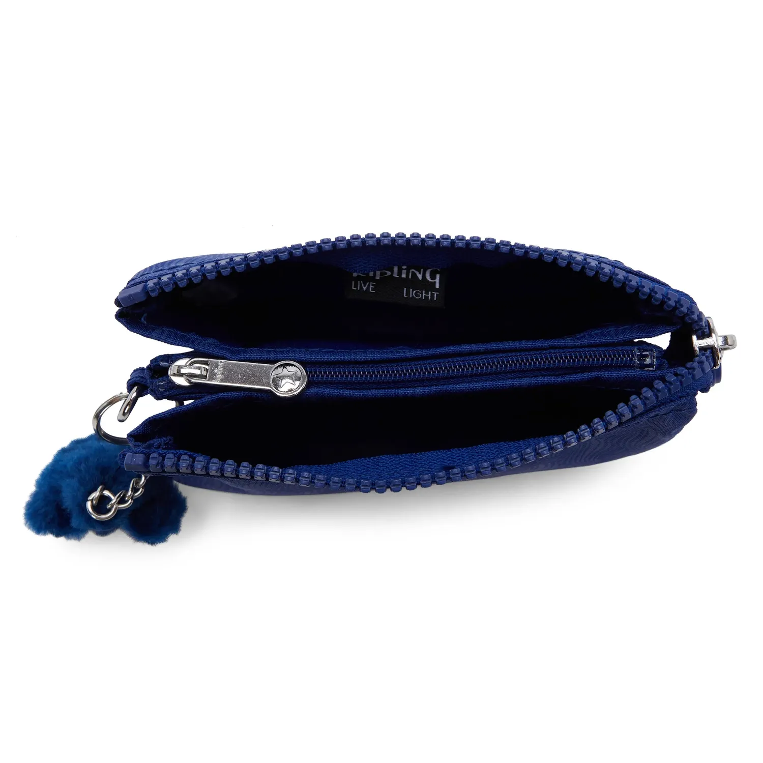 Kipling Creativity S portemonnee klein diamond wave reliëf