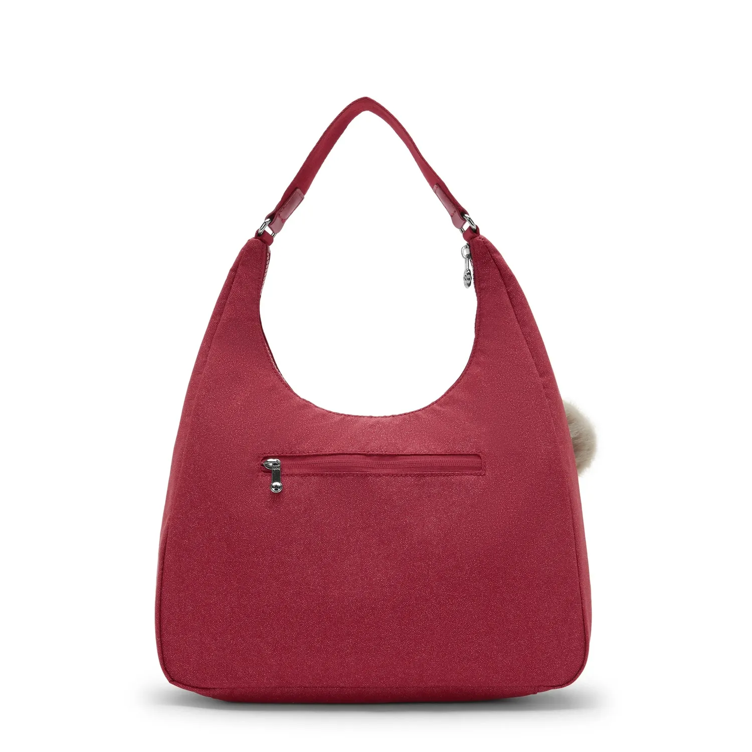 Kipling Ruthie schoudertas Groot Royal Garnet Shimmer riem