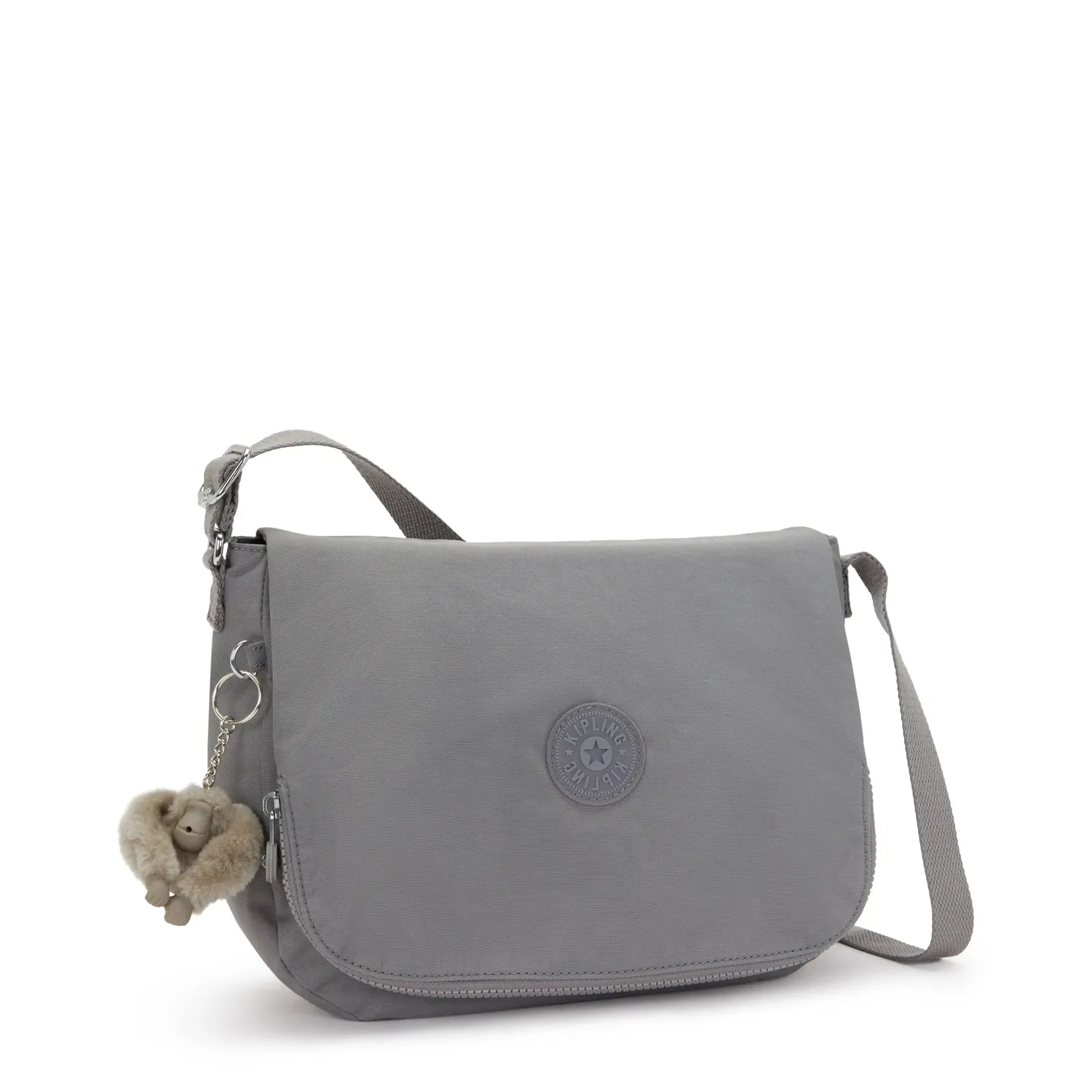 Kipling Earthbeat M schoudertas Inviting Grey medium crossbody