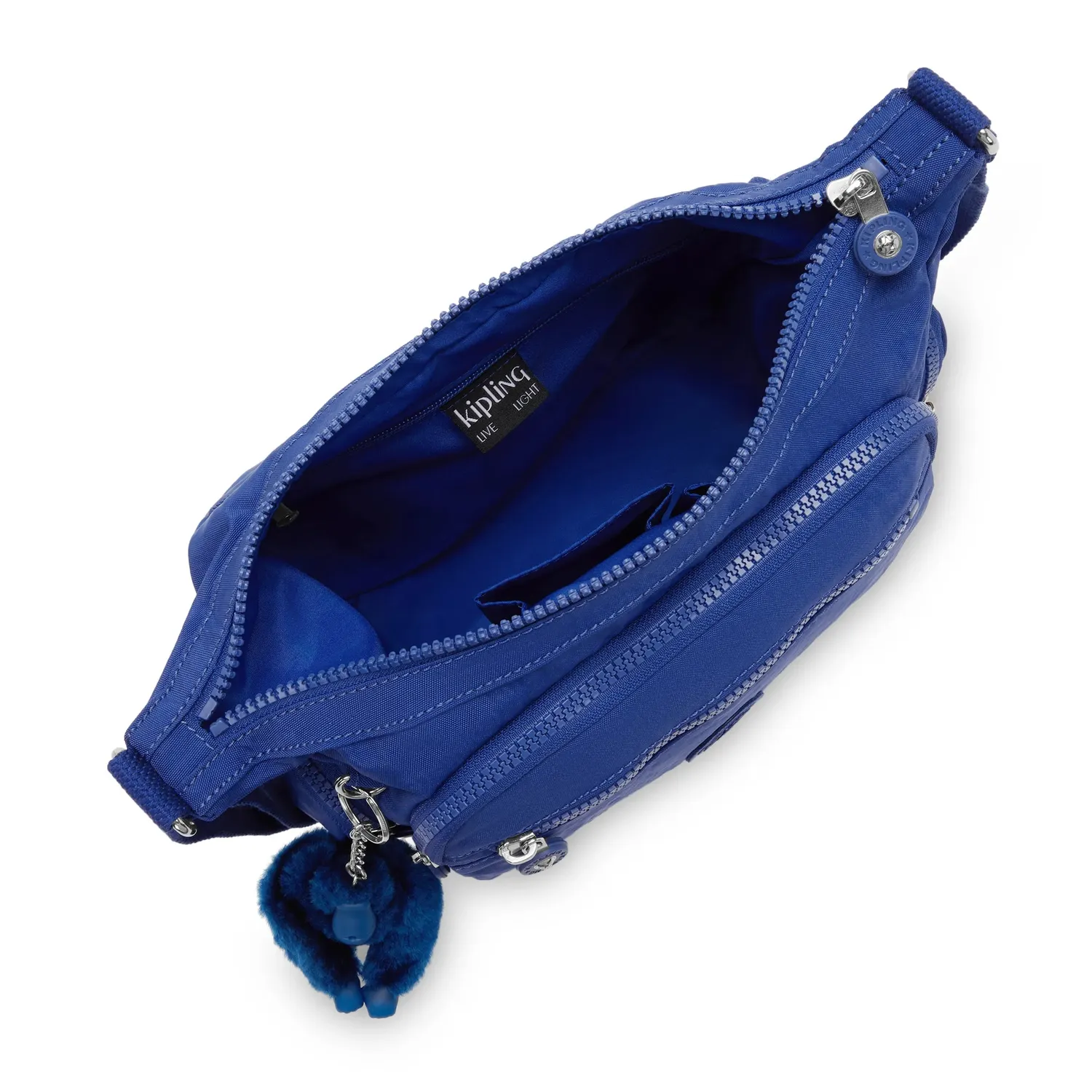 Kipling Gabbie S schoudertas Blazing Blue medium nylon