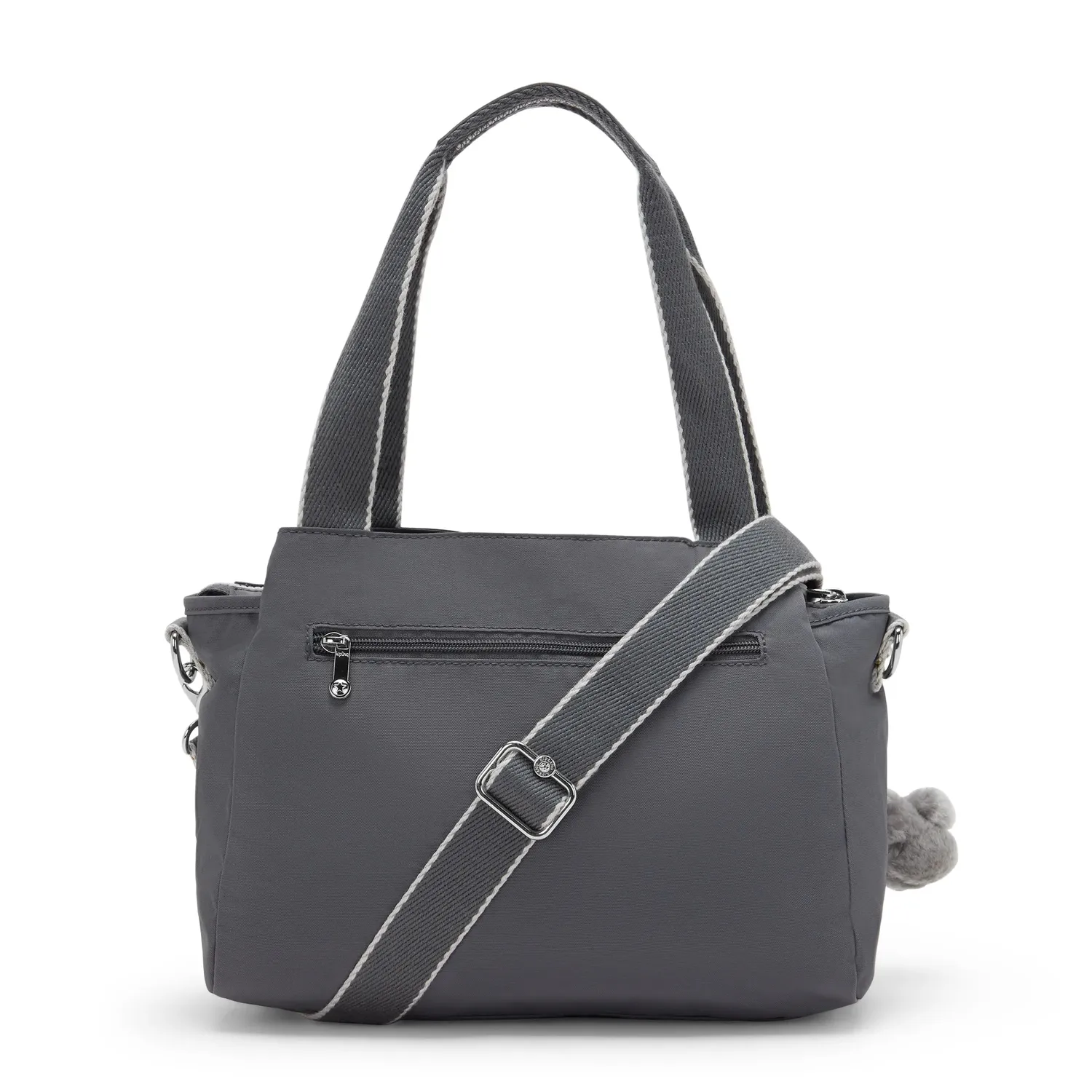 Kipling Elysia schoudertas Moonlit Grey medium vakken
