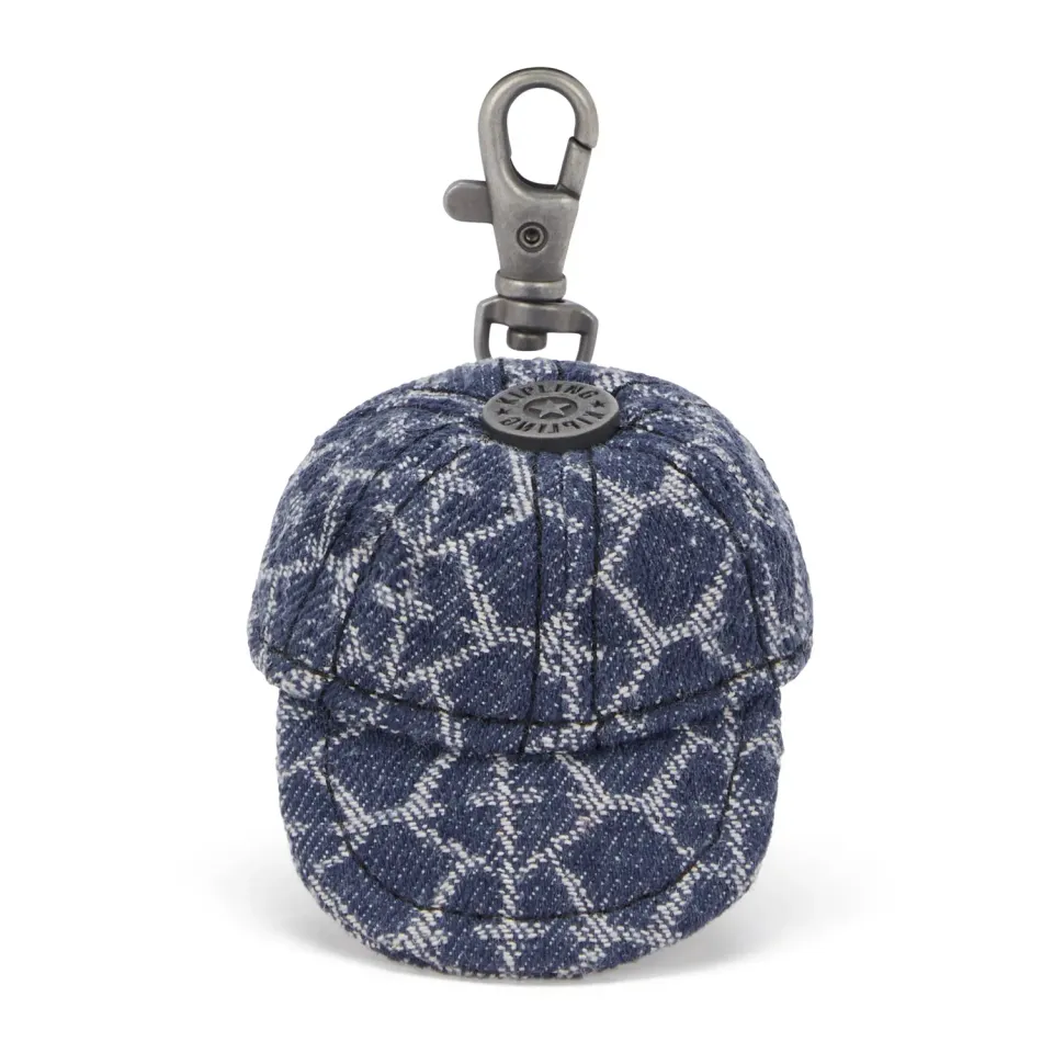 Kipling Jeanscap sleutelhanger multicolor klein met aapje