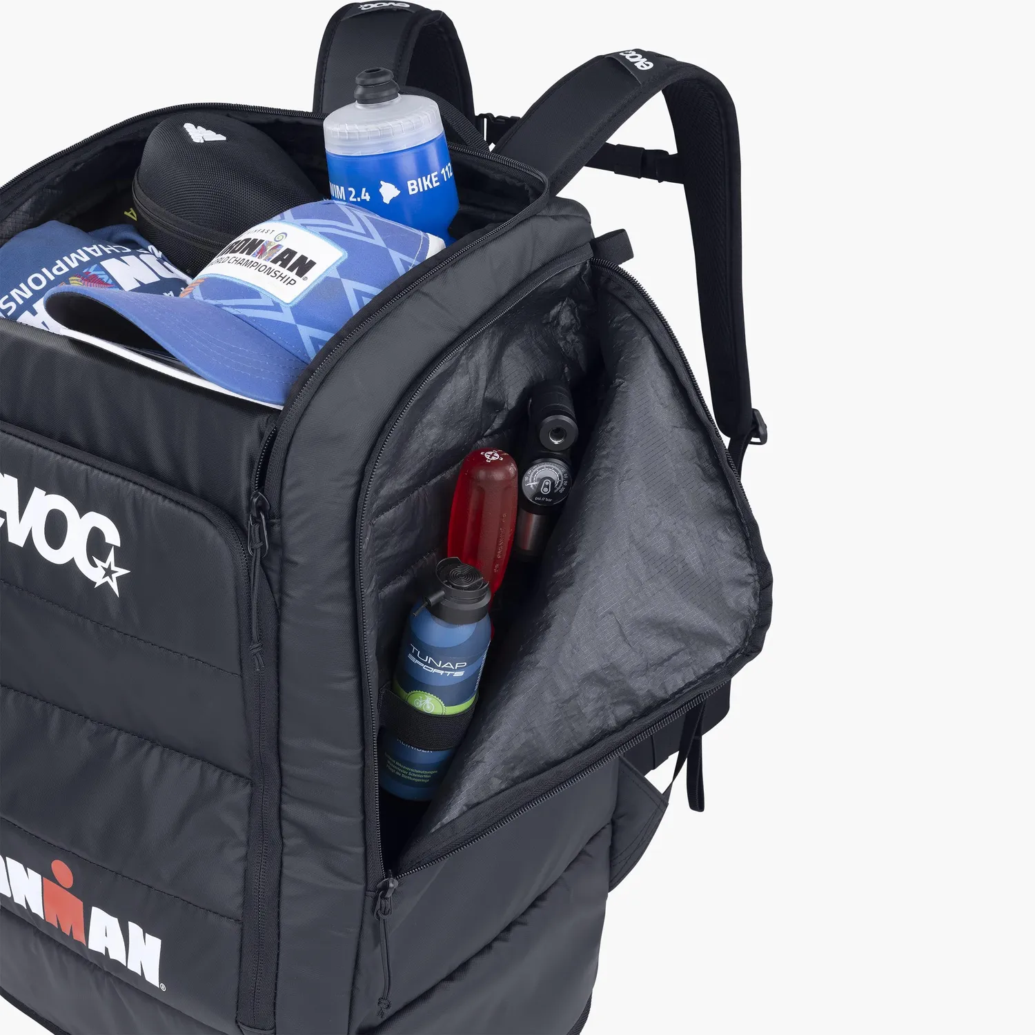 Evoc Gear Backpack 60 Ironman rugzak zwart 60 liter