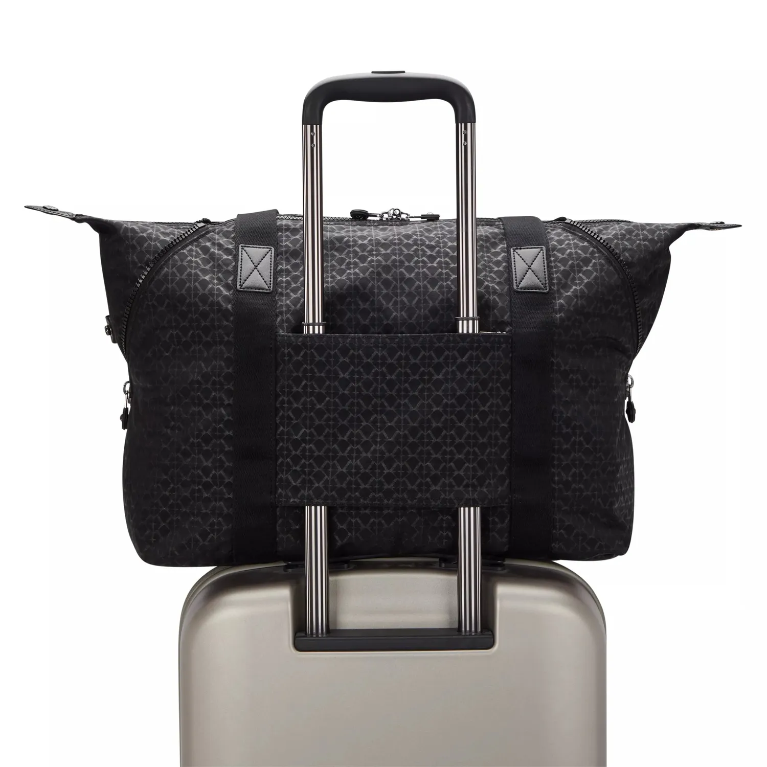 Kipling Art M weekendtas Signature Emb groot print
