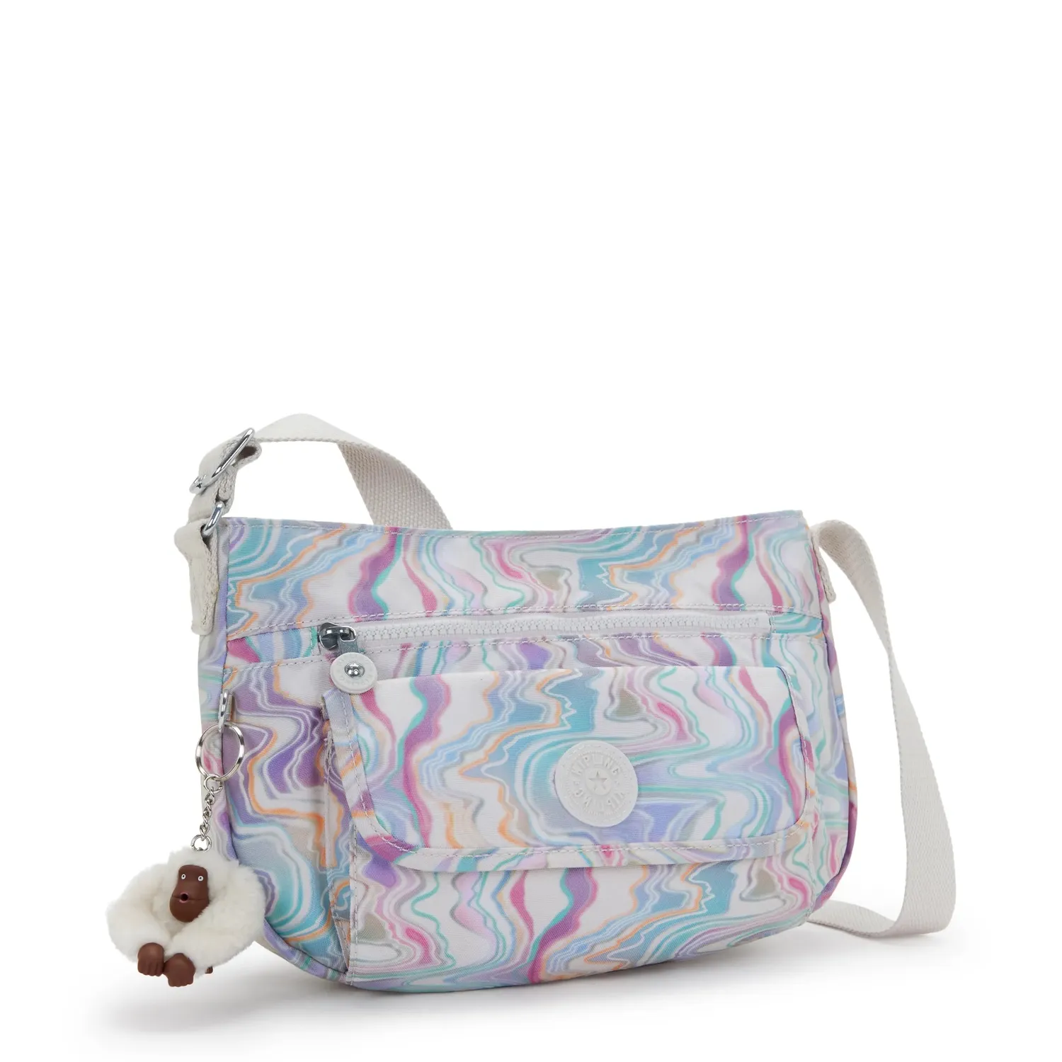 Kipling Syro U crossbodytas Medium Tidal Dreams licht