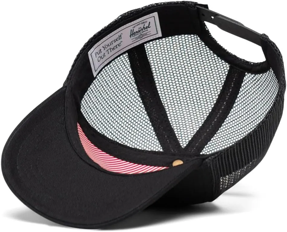 Herschel Supply Whaler babypetje zwart katoen 6-18 maanden