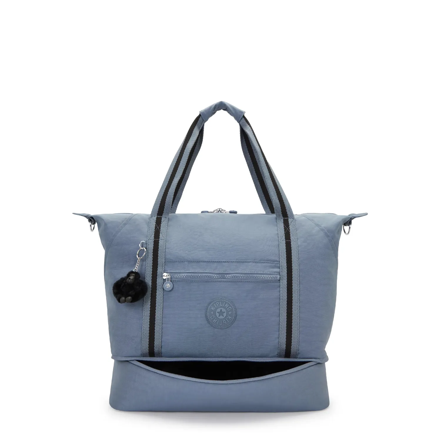 Kipling Art M Weekender reistas Blue Stone groot licht
