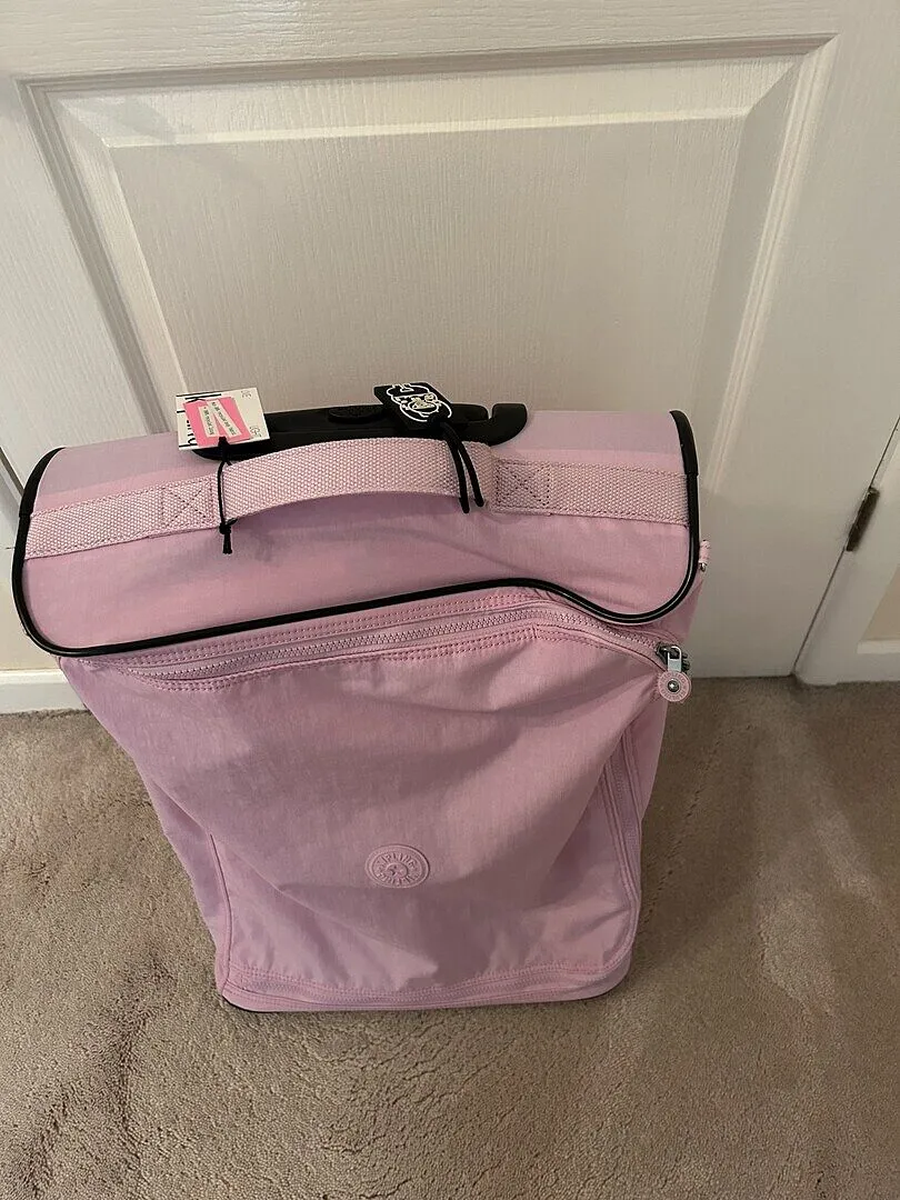Kipling Teagan C handbagage koffer Inviting Grey extra klein