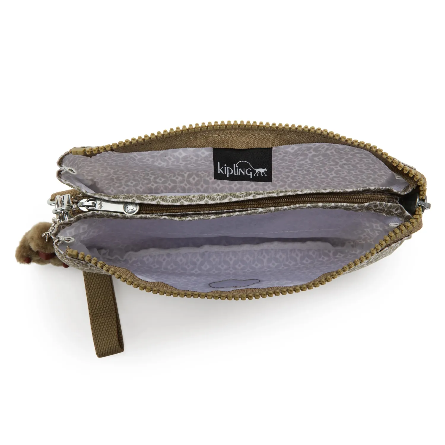 Kipling Creativity XL pouch groot Sandstone Geos nylon