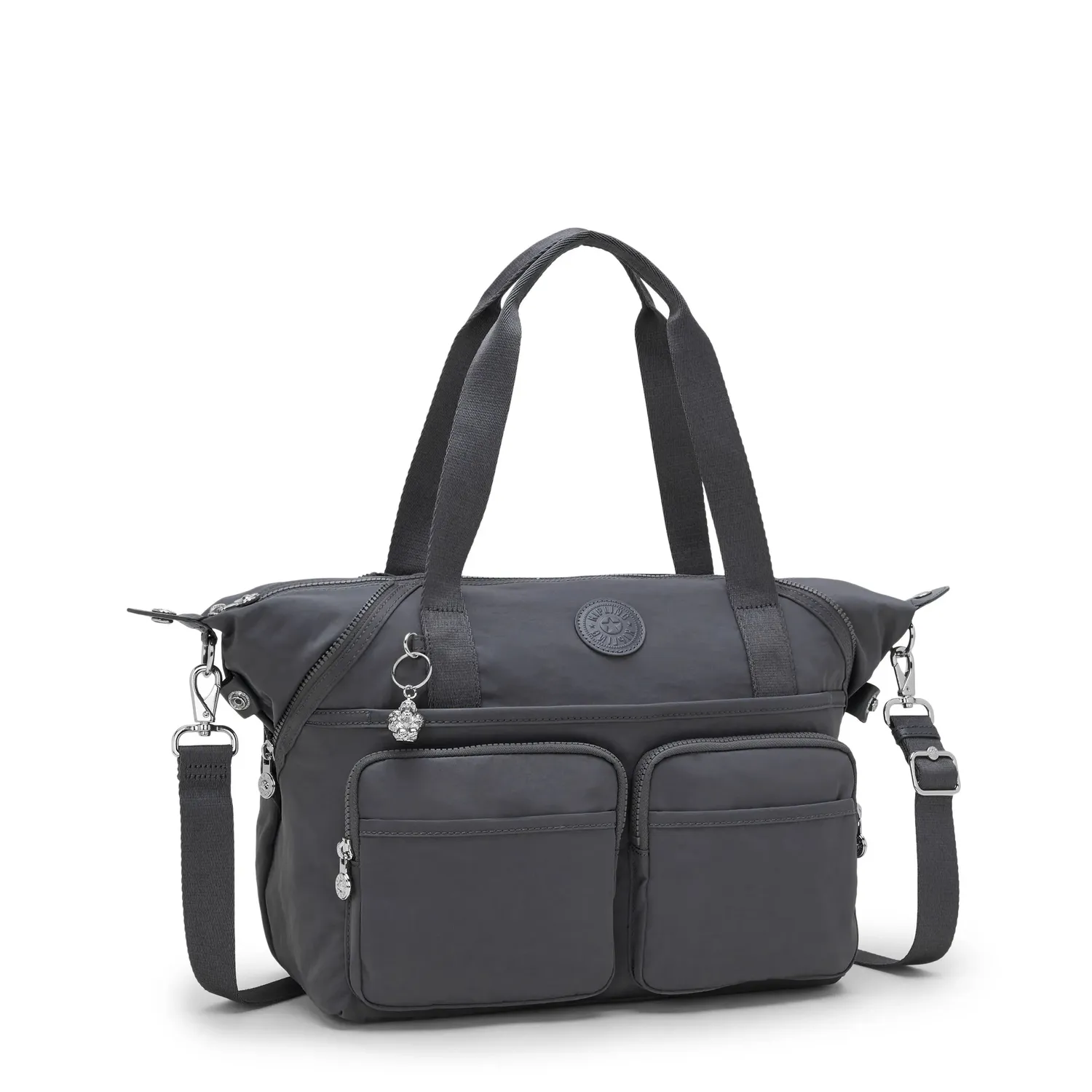 Kipling New Art Duo Pocket Medium tas Moonlit Slate 15"