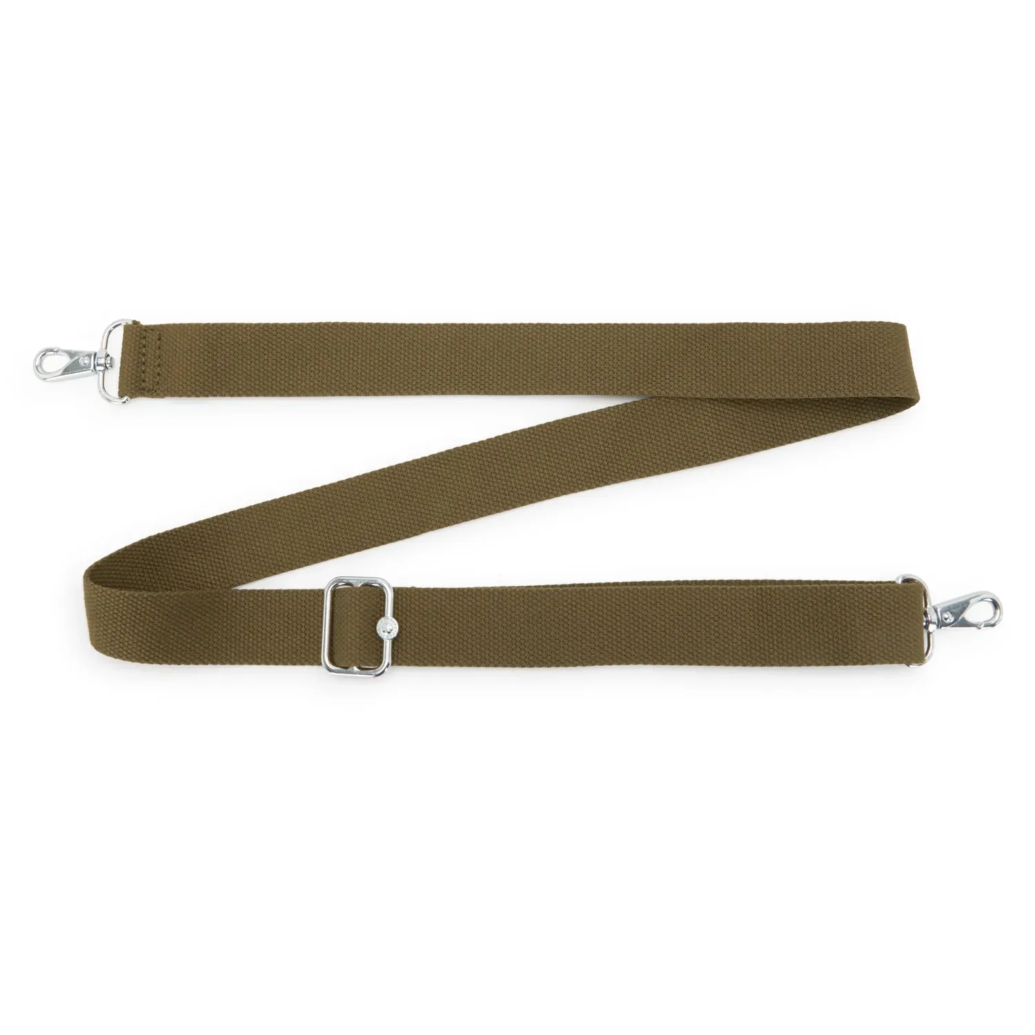 Kipling Asseni S shopper Smooth Khaki klein met schouderriem
