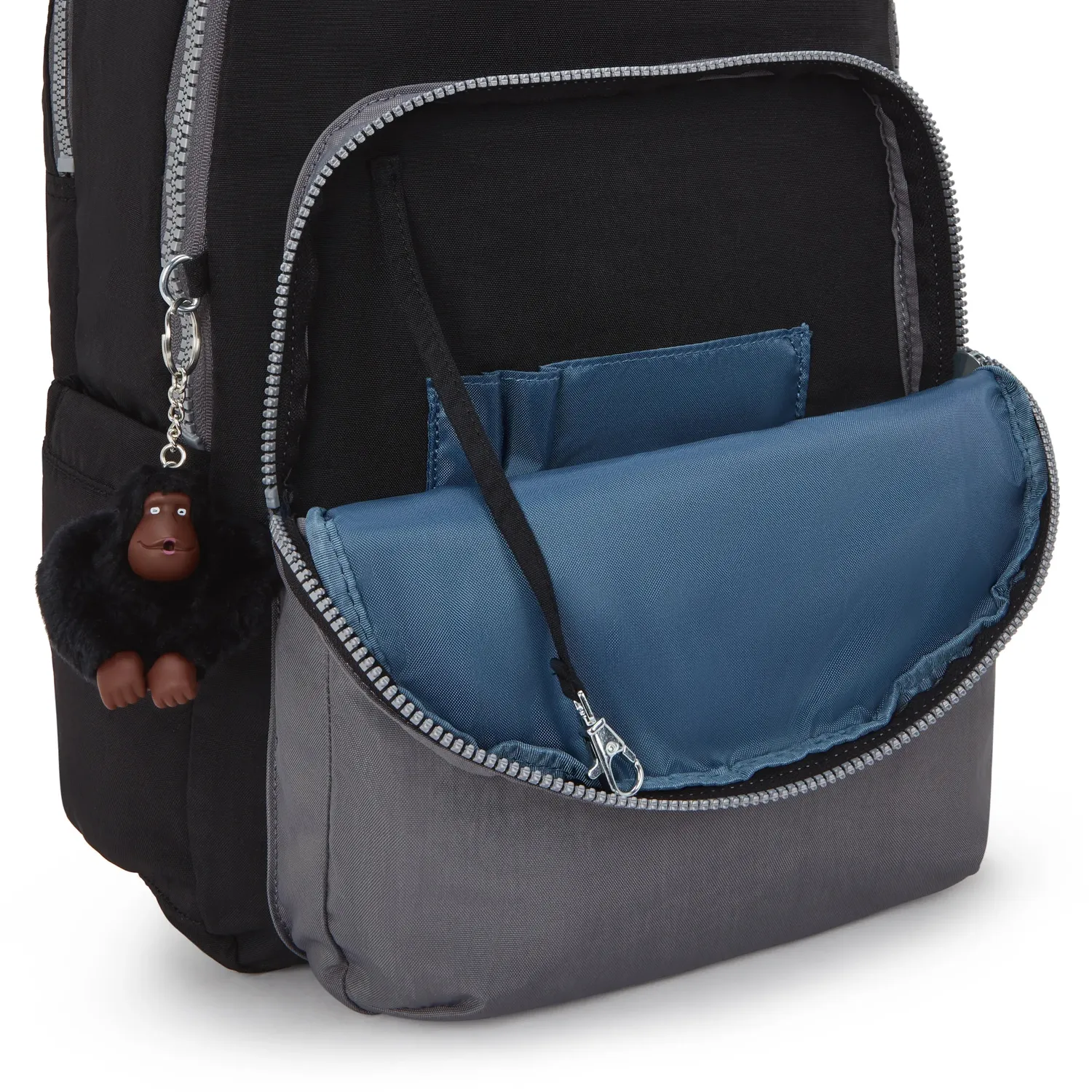 Kipling Seoul Lap rugzak Space Black Block groot 15 inch
