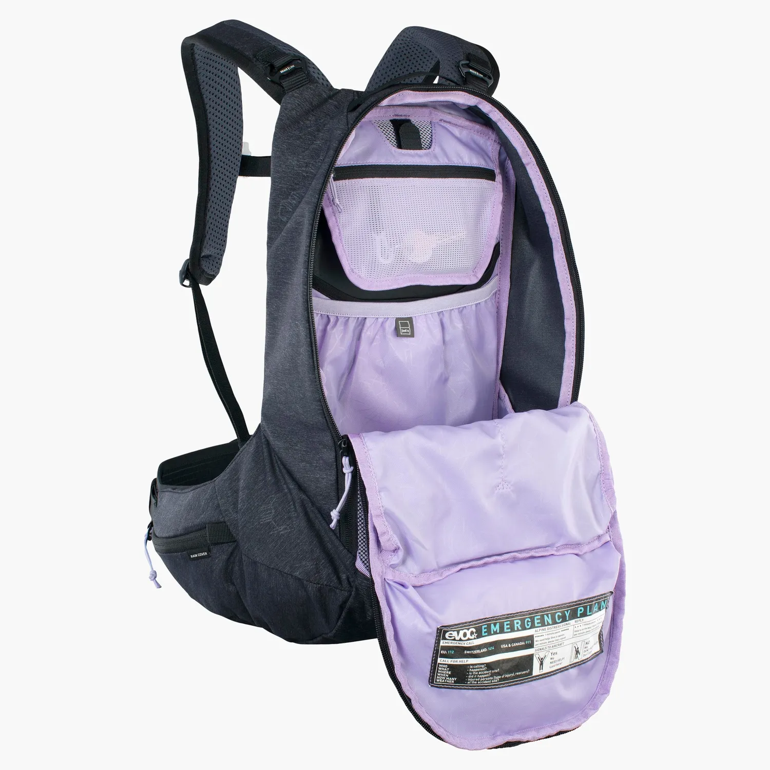 Evoc Trail Pro SF 12 rugzak XS multicolour met protector