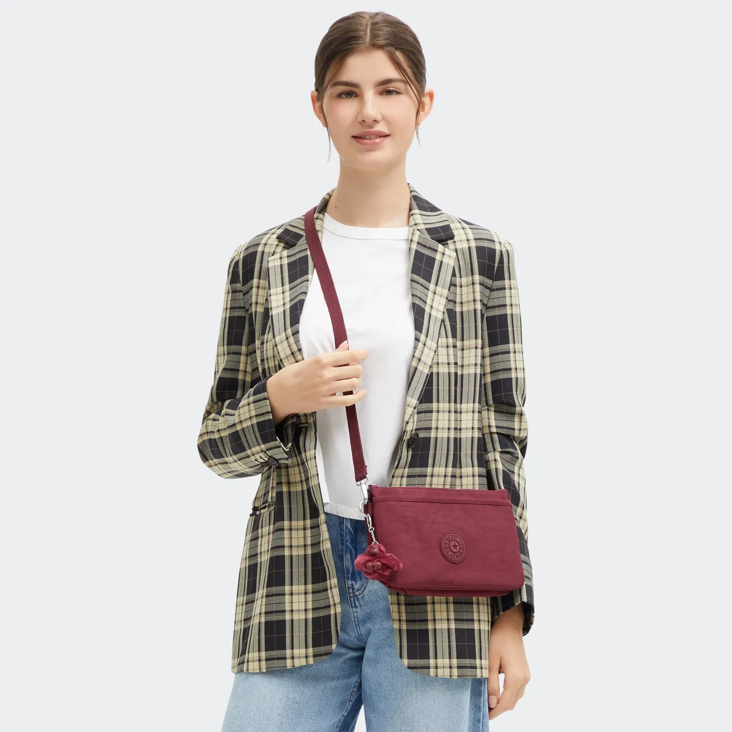 Kipling Riri crossbodytas klein Lounge Wine waterafstotend