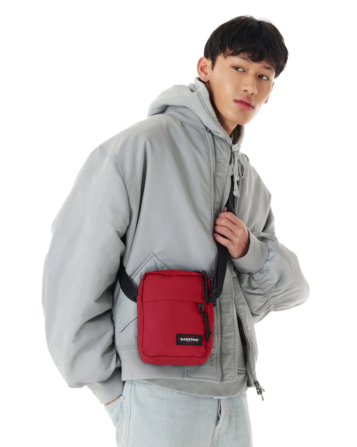 Eastpak The One schoudertas Scarlet Red Klein nylon