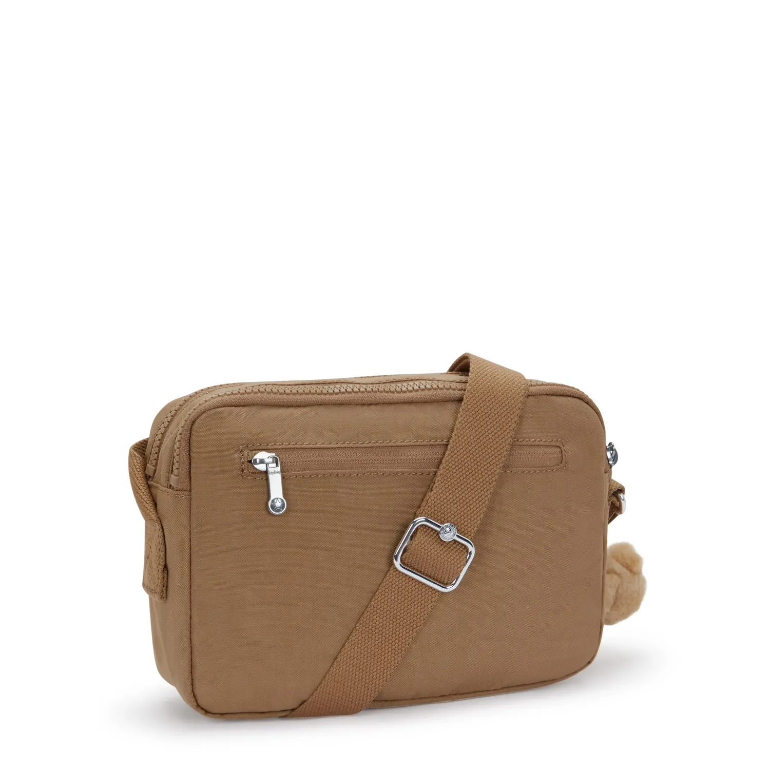Kipling Abanu M crossbody Early Tan met 2 ritsvakken