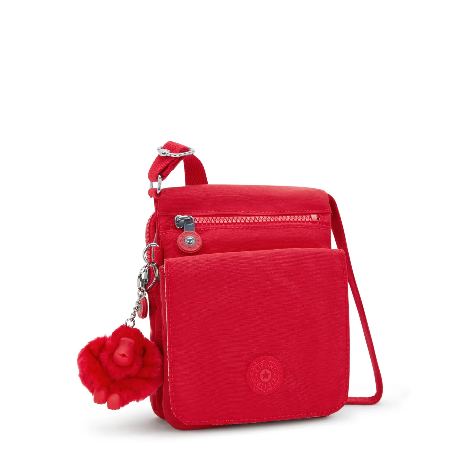 Kipling New Eldorado crossbody tas Red Rouge klein licht