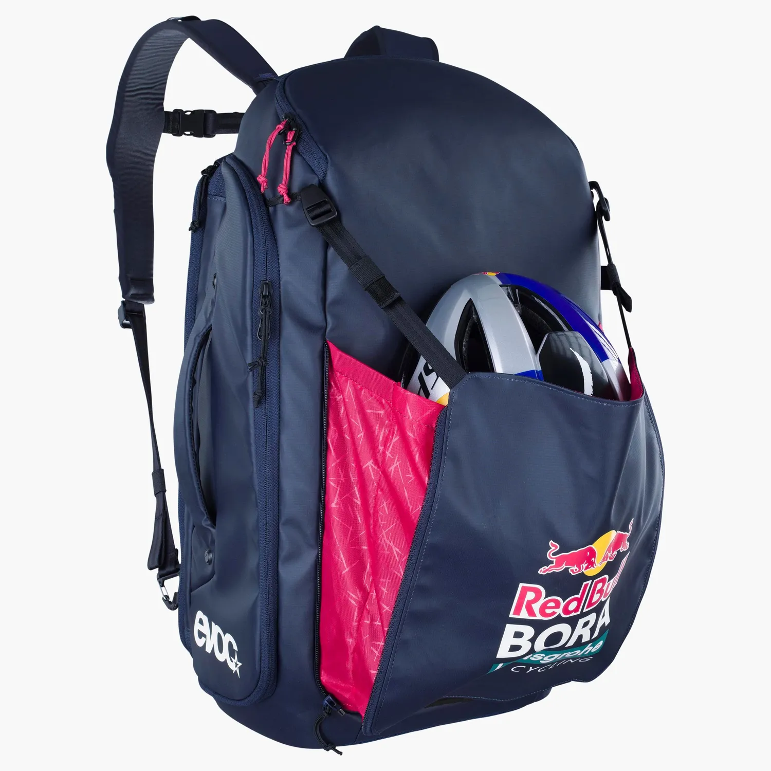 Evoc Athlete Backpack 30 Red Bull Bora Hansgrohe rugzak navy
