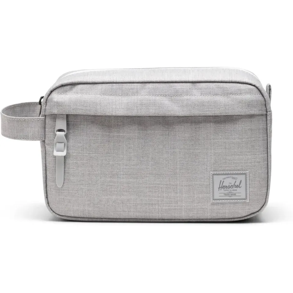 Herschel Chapter Toilettas Grey Crosshatch canvas