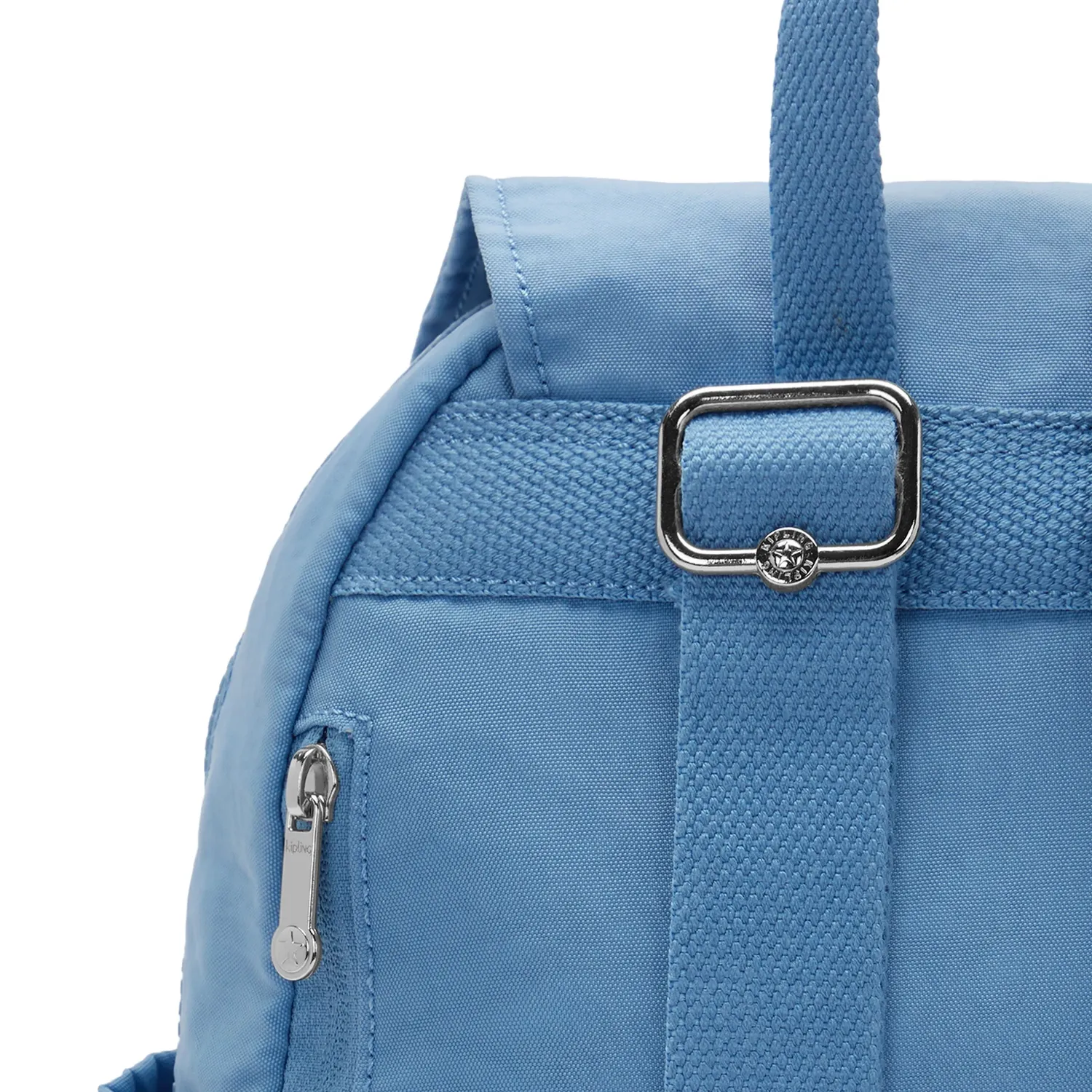 Kipling City Pocket S rugzak Vintage Blue klein licht