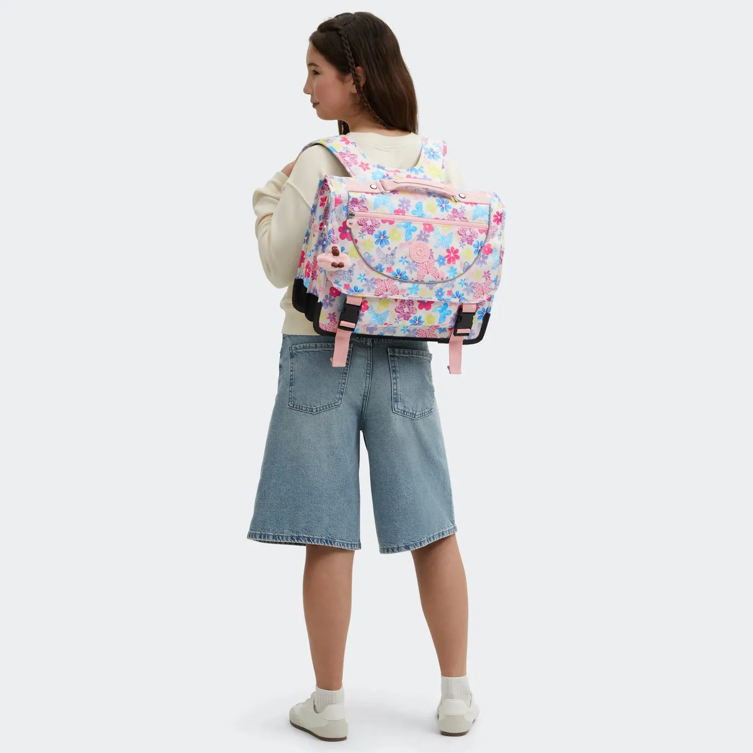 Kipling Preppy rugzak Flower Stamp medium bedrukt